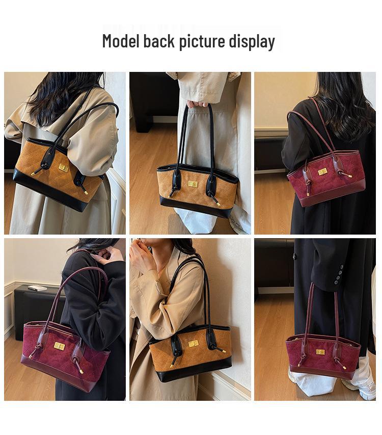 Koreanische Damenmode Tragetasche mit großem Fassungsvermögen - Stilvoll & Vielseitig für den Arbeitsweg