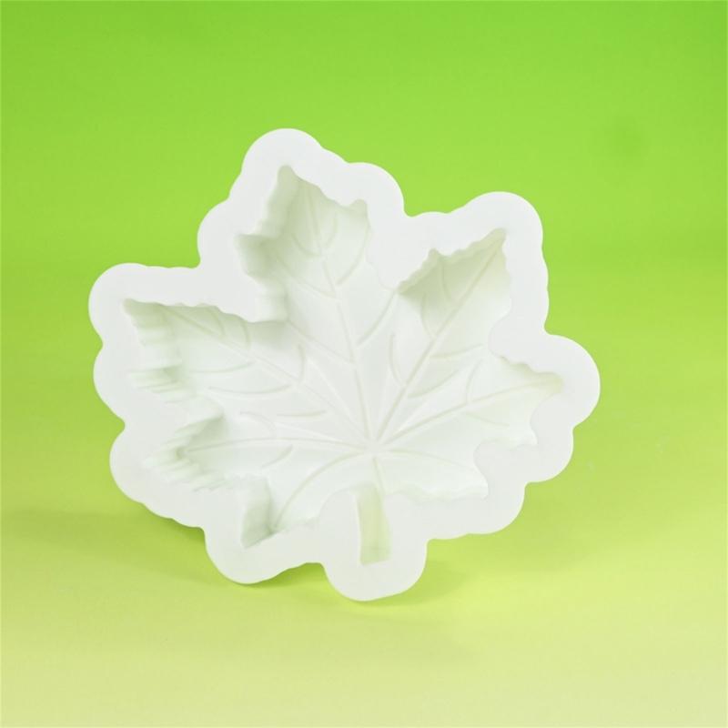 6Inch Silicones Cake Molds With Detailed Maple Leaf Pattern Nontoxic Cookie Chocolate Mould For Perfect Dessert Shape