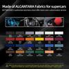 For BMW E92 E90 E93 Dashboard Panel Air Vent Outlet Trim Frame Made of Alcantara Stickers Car Interior Styling Auto Accessories