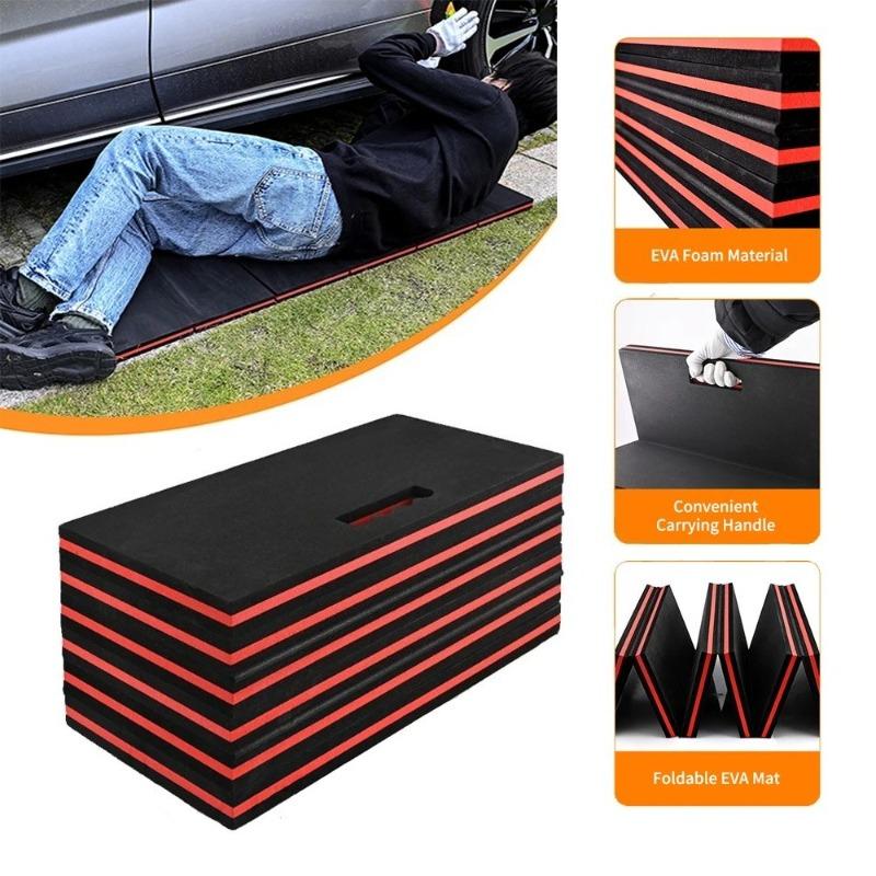 Lightweight Foldable Foam Pad, Waterproof Heat-Resistant Mat for Car Repair, Camping, Hiking, Garage & Outdoor Maintenance Use