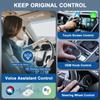 2-in-1 Wireless CarPlay Adapter for Android/Apple Wired To CarPlay Wireless Car Adapter WiFi Dongle Plug and Play USB Connected