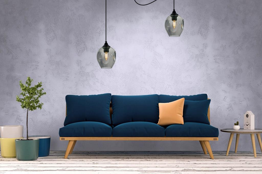 MODERN GLASS SPIDER CEILING HANGING LAMP