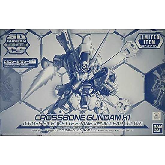 BANDAI SD Gundam Cross Silhouette Crossbone Gundam X1 Silhouette Frame Plastic Model Online Shop (Cross Ver.) [Clear Color] (Hobby Exclusive)
