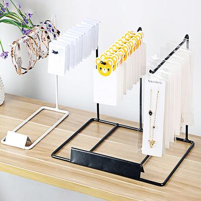 Iron Bracket Jewelry Display Rack Desktop Decoration Earrings Necklace Storage