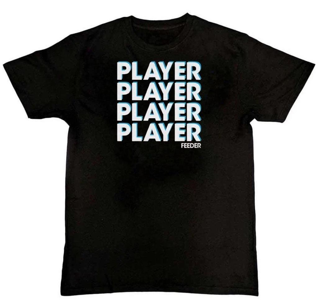 Feeder Player Grafikdruck Unisex Herren 100% Baumwolle T-Shirt Herren T-Shirts Top