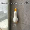 1Pc hair and debris cleaner for drain, cartoon yellow duck shape, cleaning hair in kitchen sink and bathroom