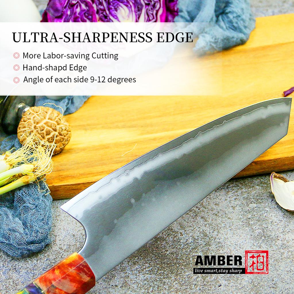 AMBER 8'' Chef Knife 440C Japanese Stainless Steel Professional Chef's Knives Sharp Blade Cooking Tool