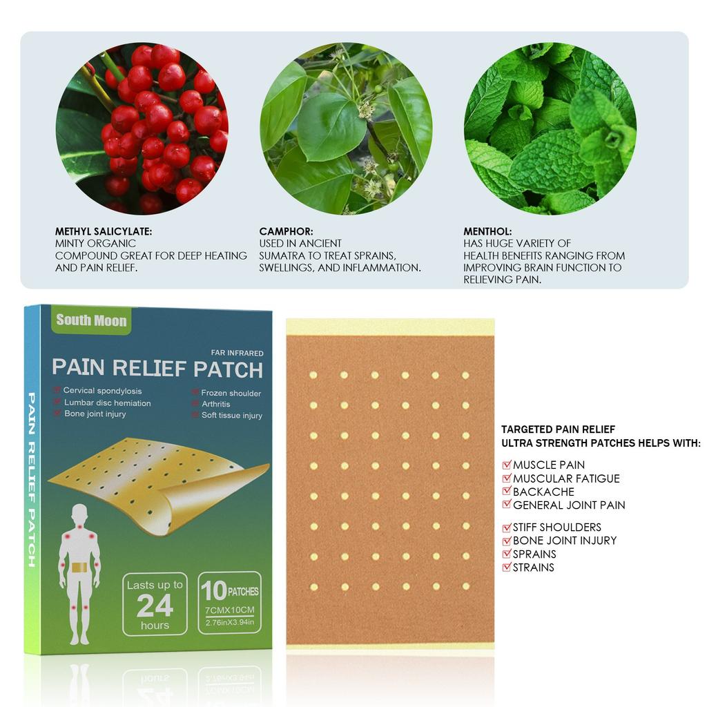 Neck Patch Joint Body Pain Relief Sticker Wormwood -Plaster