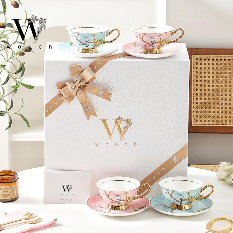 WOOCH Auspicious Ceramic Cup & Saucer Gift Set