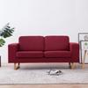 Day and Night - Day and Night 2-seater Sofa In Red Wine-colored Fabric