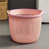 Japanese Style Waterproof Laundry & Storage Basket: Portable, Hollow Design for Clothes and Sundries.