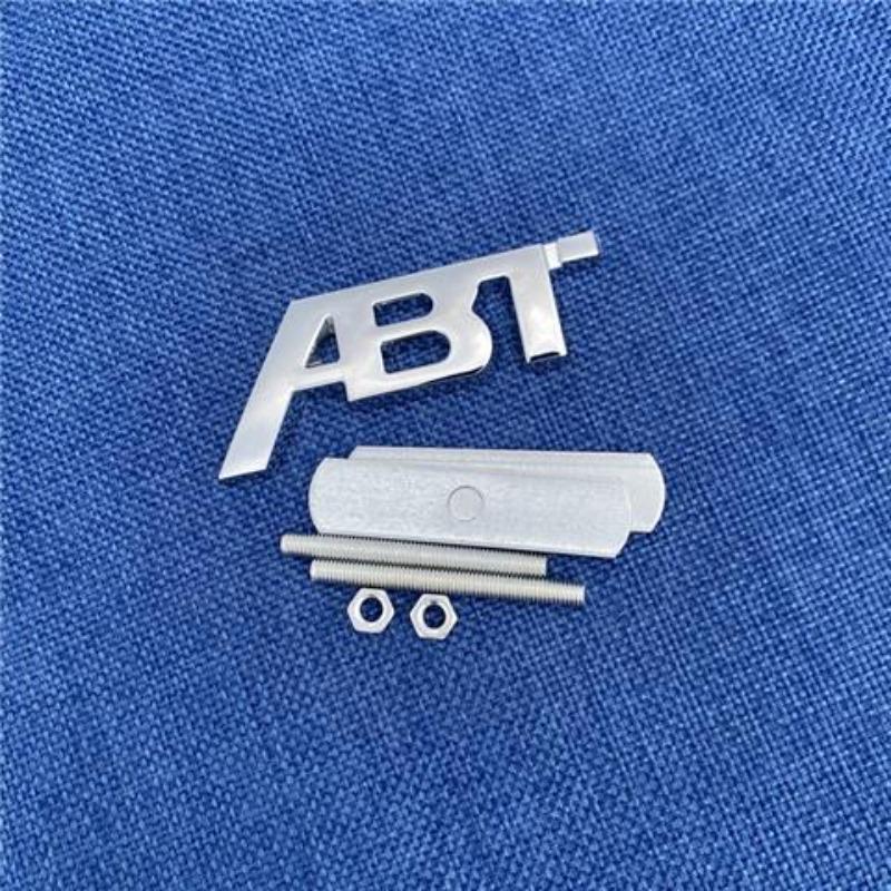 Modified ABT car logo A3 A4L A5 A6A7 Q3 metal car sticker tail sticker decorative sticker middle screen sticker