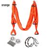 Aerial Yoga Hammock with 6 Handles and Stretch Band for Home Fitness