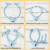 Cat Collar with Bell Slip-On Design No Buckle Adjustable Pet Collar Braided Rope Dog Collar for Puppy Kitten Small Dogs Cats