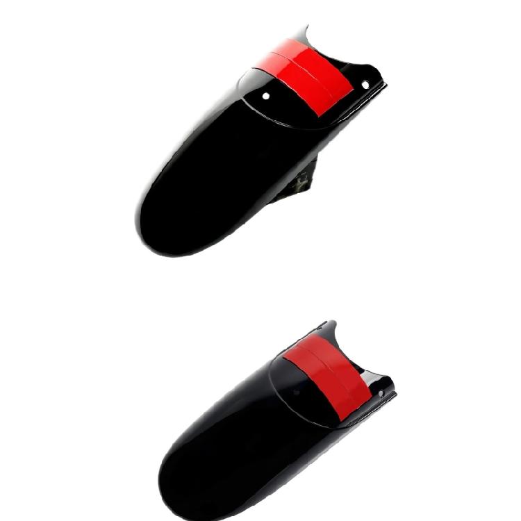 Daily Commute Front Mudguard Extender for XL883 XL1200 Motorcycles, Gloss Black ABS 30cm Cover Extension With Screw Mount and Adhesive Backing Fit