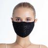 1 PC Washable Sequins Breathable Reusable Shiny With filter Pocket Face Mask