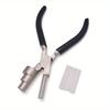1PC Durable Bail Making Pliers Tool for Bending and Looping Wires for Jewelry Making Multi-Size Jewelry Stainless Steel Pliers