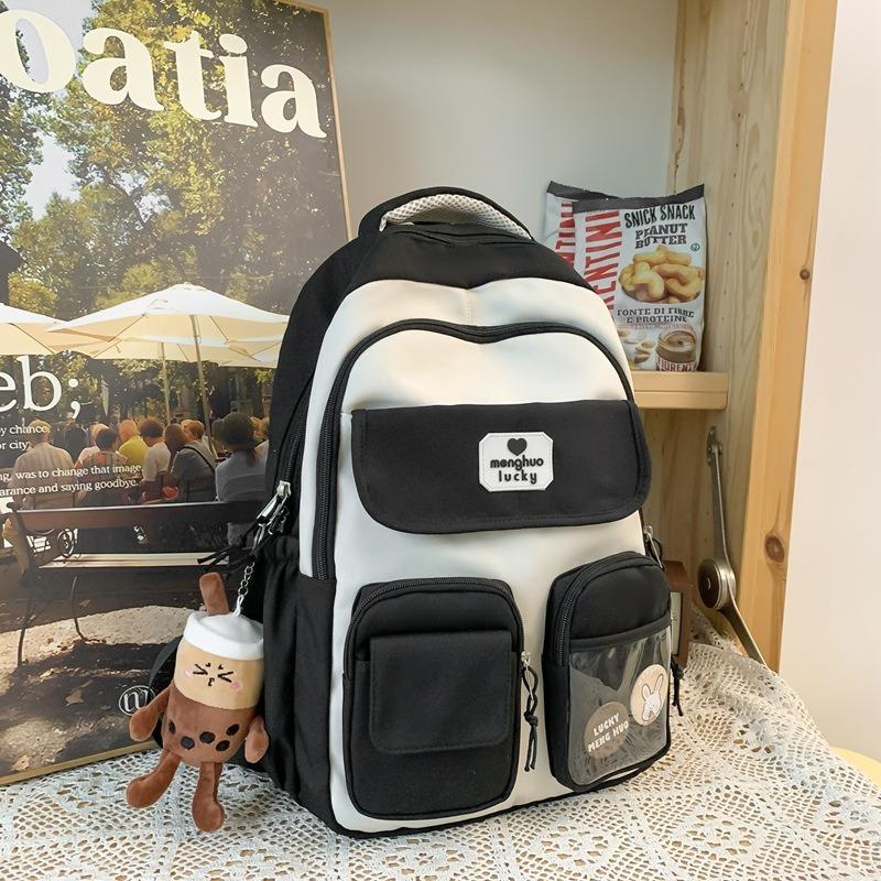 Capybara-Rucksack, süßer Rucksack, Plüsch, Schultasche, Cartoon, weich, lustiges Tier, große Kapazität, ausgestopfter Unisex-Y2K-Ästhetik-Rucksack