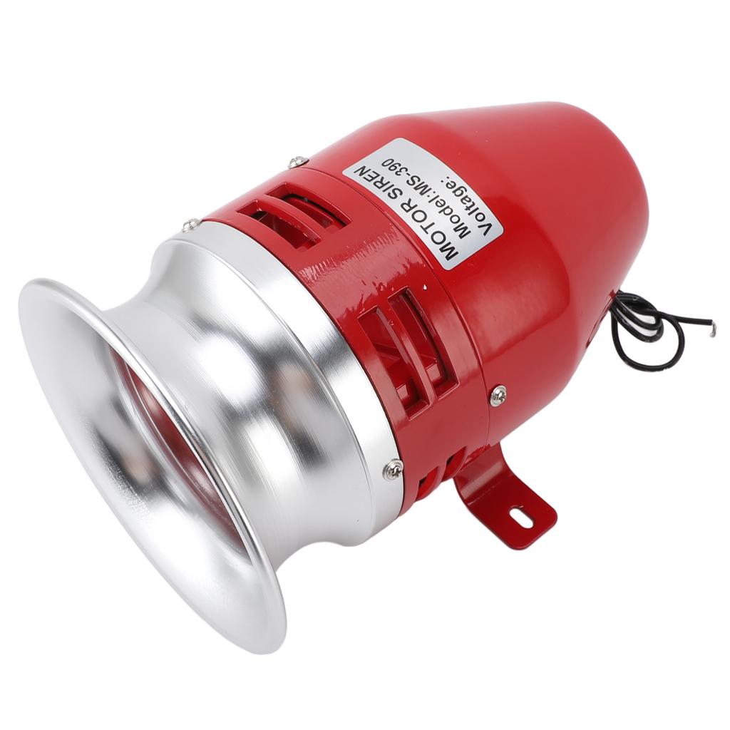 Elektrik Motorlu Siren 125dB Motorlu Buzzer Sesli Alarm Korna Siren Ev Fabrika Okul Çiftlik Eğlence Yeri İçin DC12V 12.4A