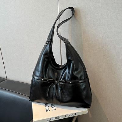 Retro tas dames grote capaciteit nieuwe herfst en winter vrijetijd niche schouder onderarmtas forens tote bag