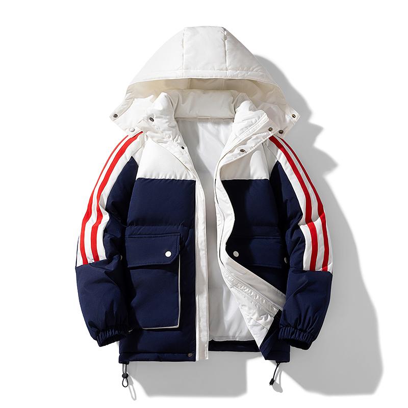 Winter Hooded Cotton Jacket for Men and Women, Warm Cotton Jacket for Men and Women, Thick Hooded Jacket for Winter Clothing