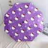 Hello Kitty  pattern, automatic folding umbrella, portable and foldable design, 8 ribs, a Christmas or birthday gift.