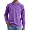 Men'S Knitted Shirt Street Casual And Fashionable Long Sleeved Top