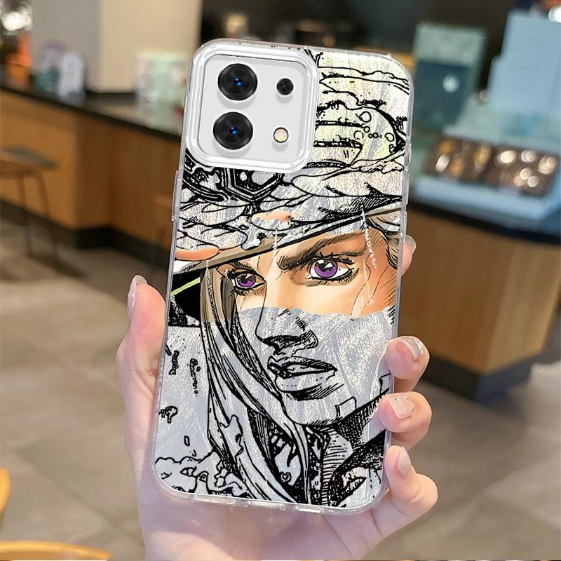 

Чехол для телефона Gyro Zeppeli JoJo Steel Ball Run Для Redmi Note13 12 11 10 9 ProPlus 14C 13C 12C 10C 9C A2 A1 Градиентный Нескользящий Чехол Redmi Note11 Pro 4G
