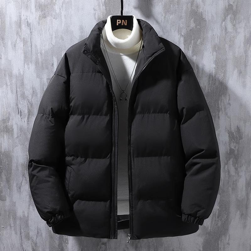 Men's 2023 Short Down Cotton Coat - Trendy Autumn/Winter Stand Collar Jacket