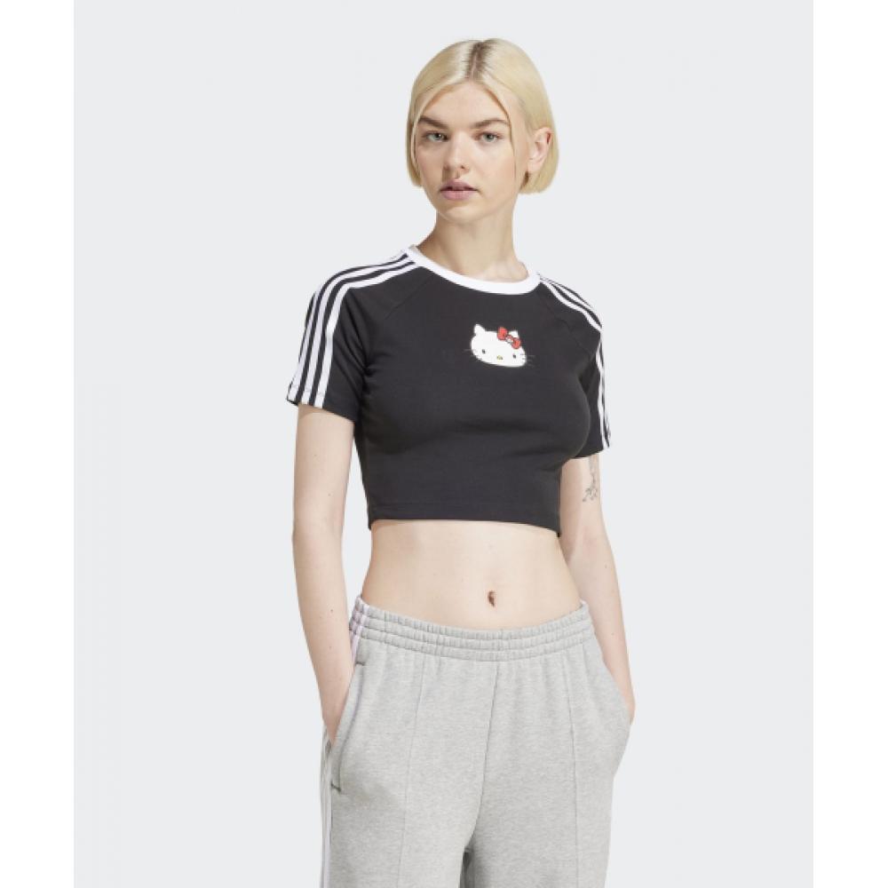 

Детская футболка ADIDAS x Hello Kitty 3S черная IX7877 XS