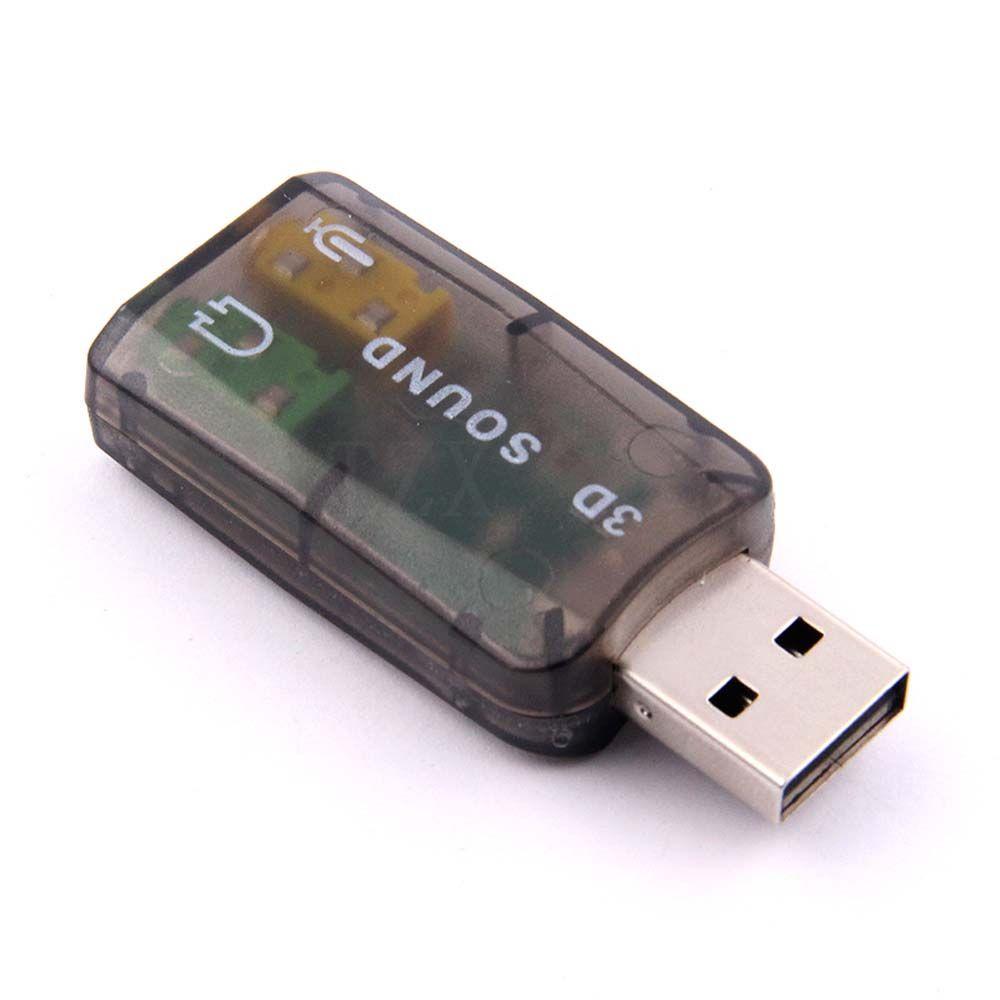

Interface Converter Usb To 3.5mm Mic Sound Card Audio Adapter Stereo Sound Card Sound Adapter чёрный