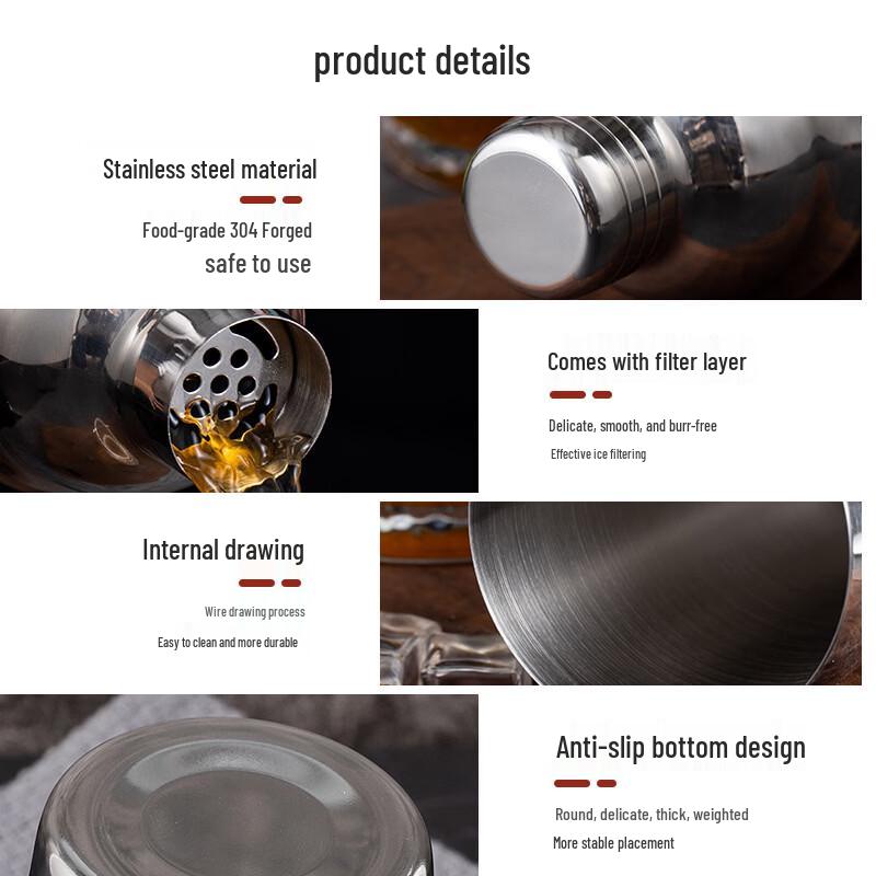 Handan 750ml Cocktail Shaker Set