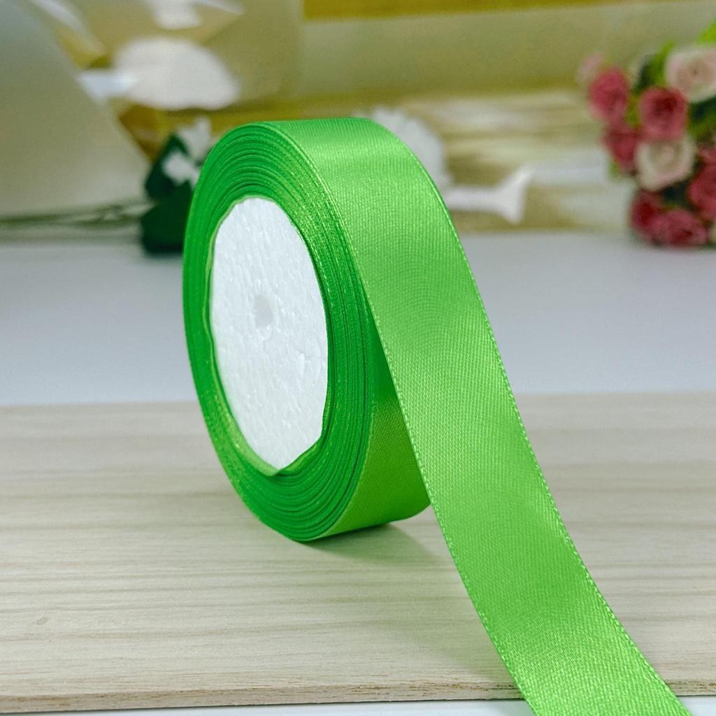 2cm Satynowa Wstążka Jedwabna na Prezent, Dekorację Tortu, Aranżacje Kwiatowe, Kokardy i Odznaki.