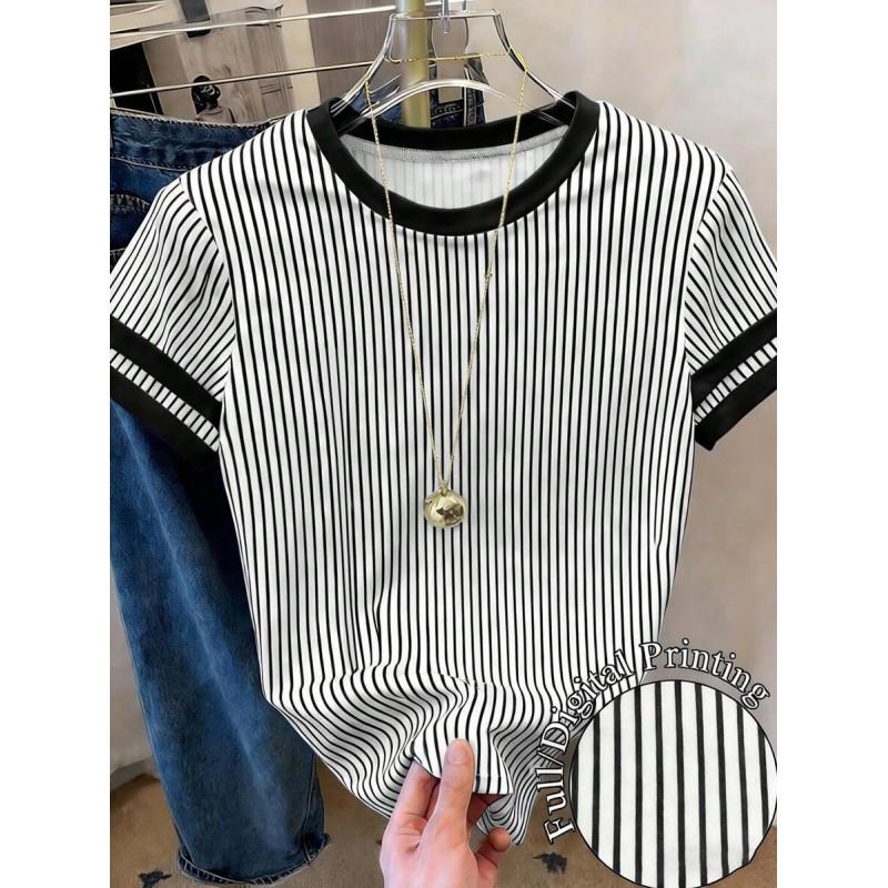 2025 Mens/Womens Comfortable Round Neck Short Sleeve T-Shirt With 3D Digital Print Urban Casual Style