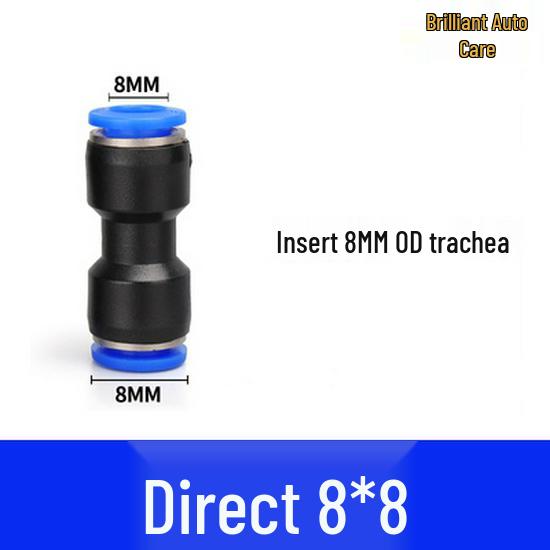 Telescopic Air Hose Set: 8mm/6mm Coil Tube, Scissor Lift Spring, Cylinder Connector Fittings