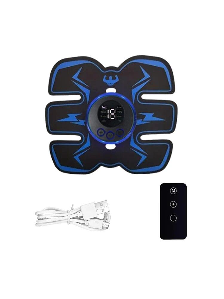 

Пульт дистанционного управления, перезаряжаемый электрический массажер для живота, беспроводной ЖК-дисплей, фитнес-тренажер для расслабления и снятия усталости