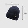 Ski Pullover Knitted Hat Men's Winter Warm Outdoor Cycling Cold-Proof Ear Protection Wool Cotton Hat