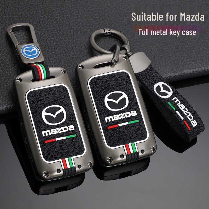 2024 Mazda Key Case for Axela, CX-5, CX-50, CX-4, Atenza; Fits Two-Button Models