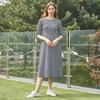 Lipbbam Creora Sienna 3 4 Sleeve Long Dress Ldm44co01