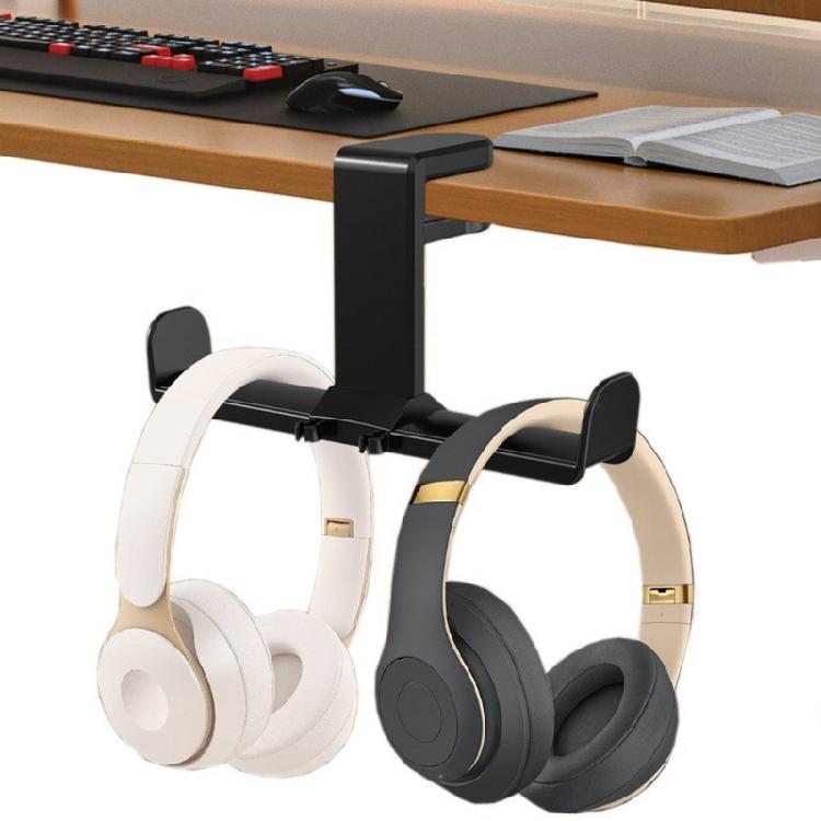 Multipurpose Headsets Stand Headphone Hanger, Easy Clamp On Desk Holder Controller Organizers Comfortable and Stable