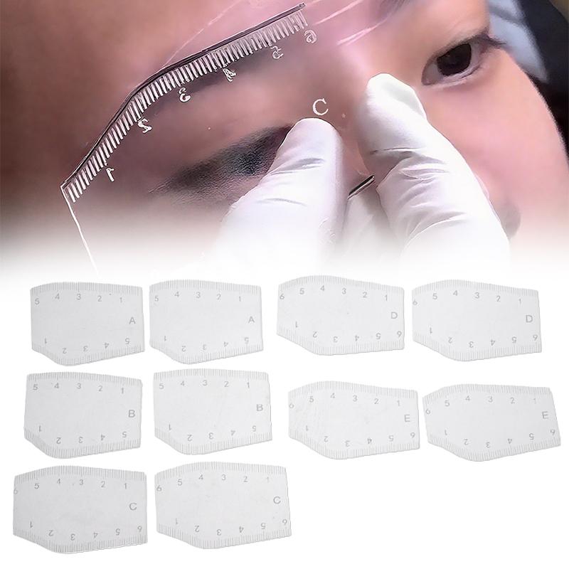 Eyebrow Tattoo Makeup Tools For Beginners Quick Eyebrow Design Eyebrow Auxiliary Ruler Positioning Ruler Tattoo Accessories