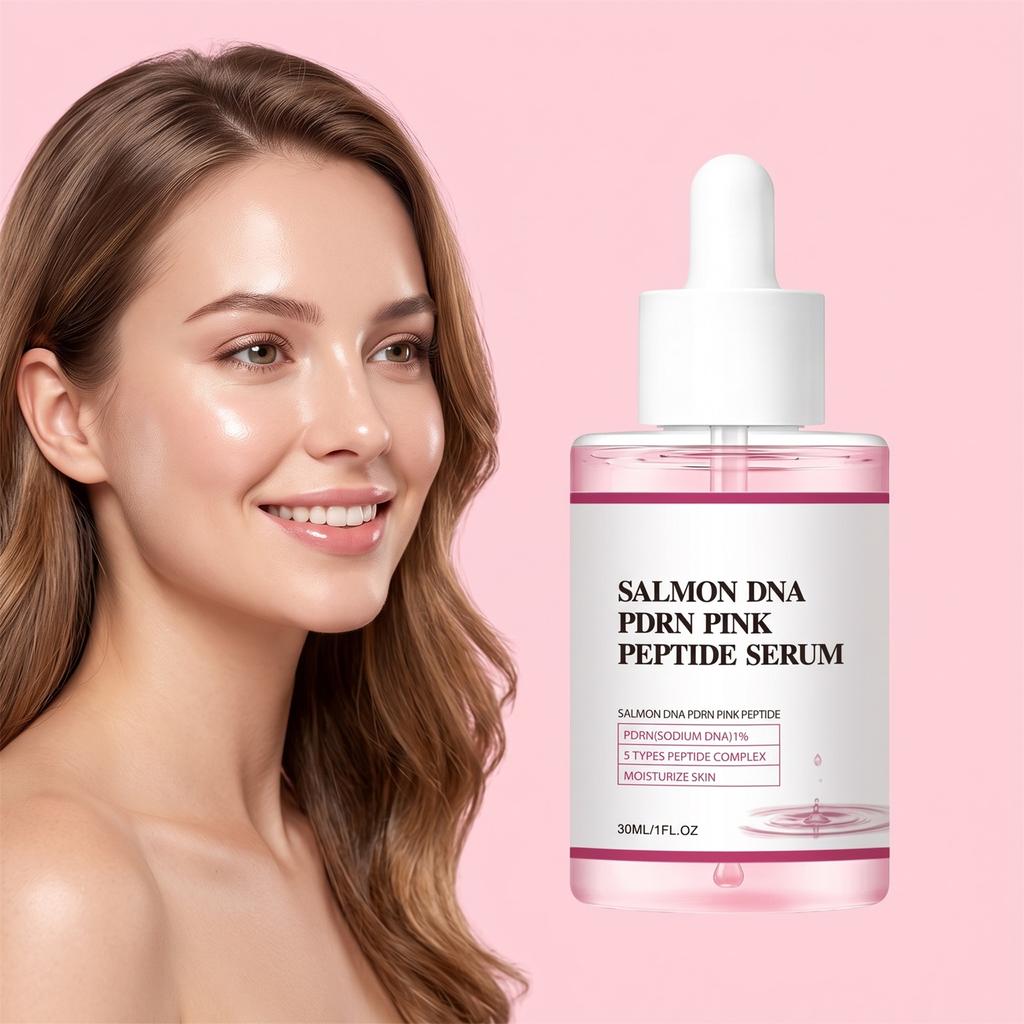 Salmon DNA PDRN Pink Peptide Serum for Face - Moisturizing, Hydrating, Elasticity - 30ml