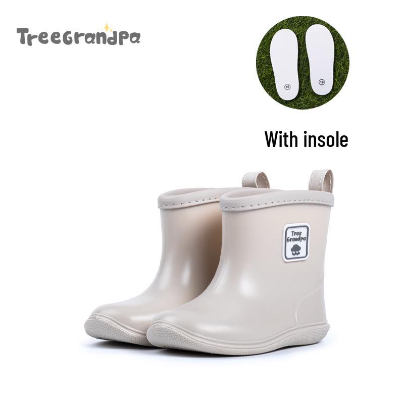 

Children s Lightweight Non-Slip Rain Boots - Soft Sole, Mid-Calf, for Toddlers Boys & Girls Size 15