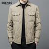 Edenbo Men's Turn-Down Collar Casual Down Jacket