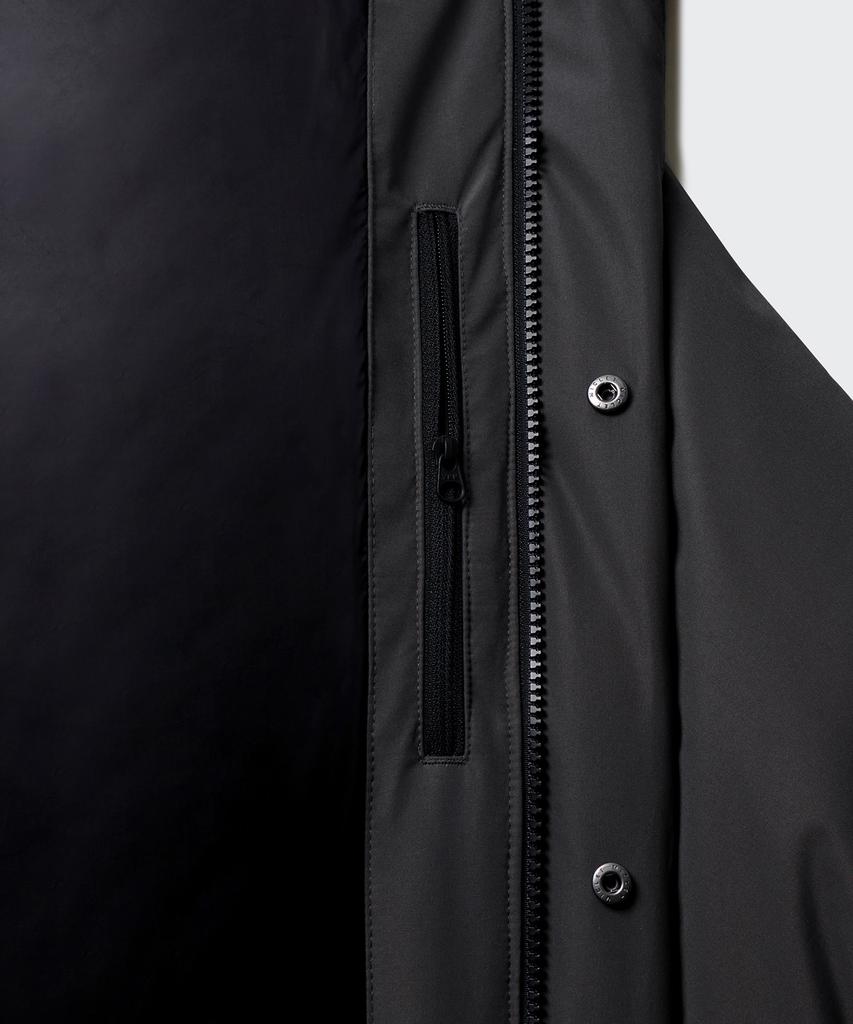 Musinsa Standard [City Leisure] Non-Quilted Down Short Padded Jacket [Black]