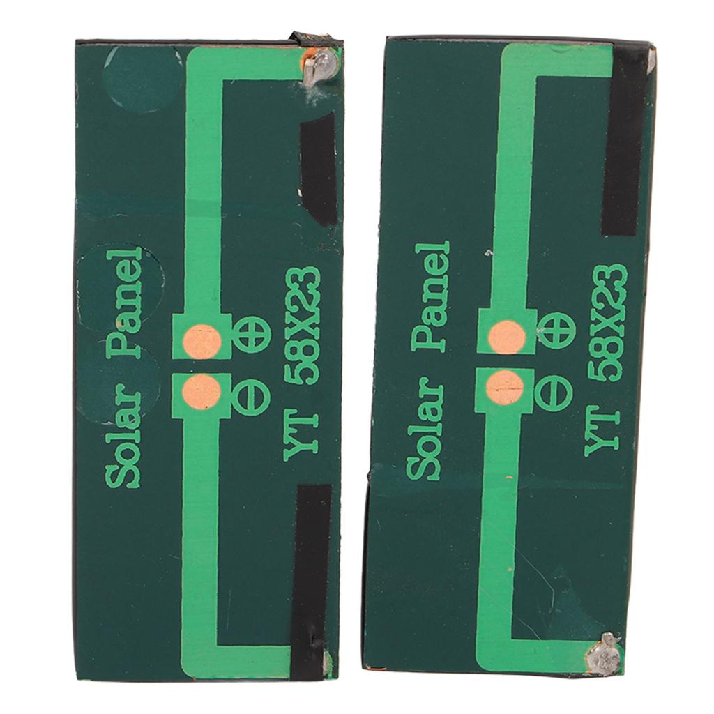 2 Stück 45MA 5V Mini-Solarmodule 3,7V Hohe Umwandlungsrate Energiesparend Effiziente polykristalline Solarzellen