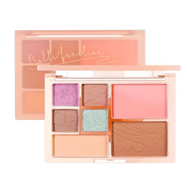 xixi - Sunlight Warm 7 Shades Eyeshadow Palette - Glacial Gleam #02