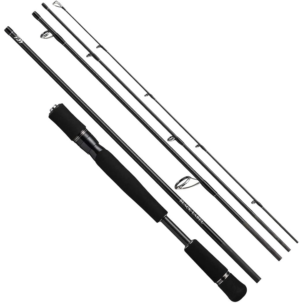 Daiwa 21 Black Label Travel Fishing Rod S66L-5 Lightweight, Durable, Portable