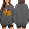 Unisex Lightweight Long Sleeve Neck Pullover with Fashion Print