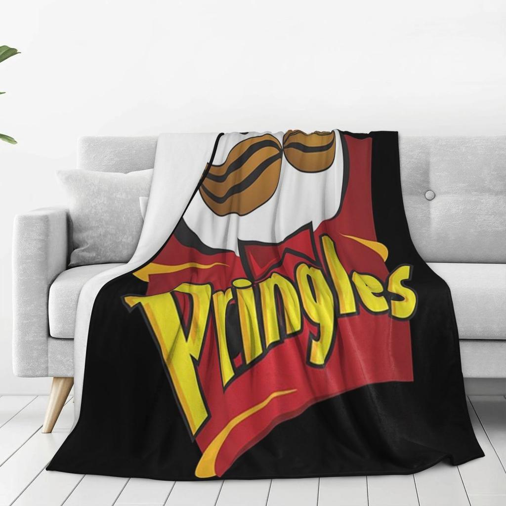 Migliori Patatine Snack di Patate Coperte Morbida Calda Coperta in Flanella Copriletto per Letto Soggiorno Picnic Viaggio Casa Divano